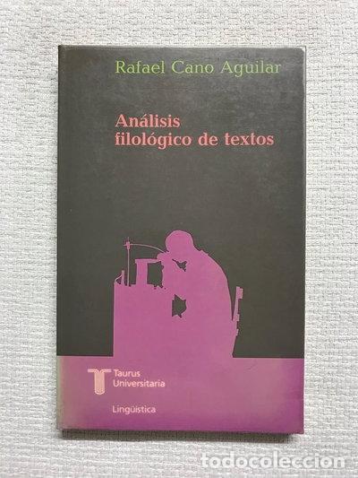 Libros: An&aacute;lisis filol&oacute;gico de textos- 9788430602032