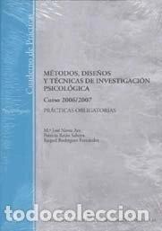 Libros: M&eacute;todos, dise&ntilde;os y t&eacute;cnicas de investigaci&oacute;n psicol&oacute;gica- 9788436252811