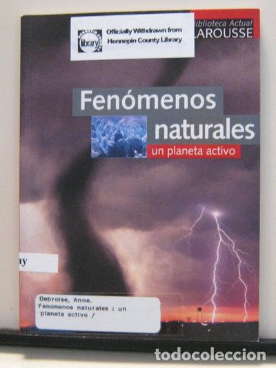 Libros: Fen&oacute;menos naturales- 9788483324660