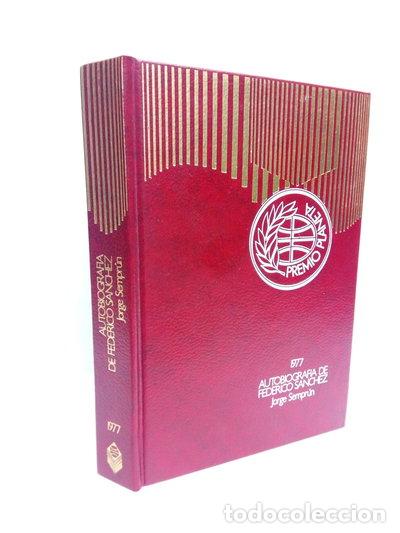 Libri di seconda mano: Autobiograf&iacute;a de Federico S&aacute;nchez- 9788432000287
