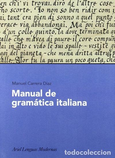 Libros: Manual de gram&aacute;tica italiana- 9788434481190