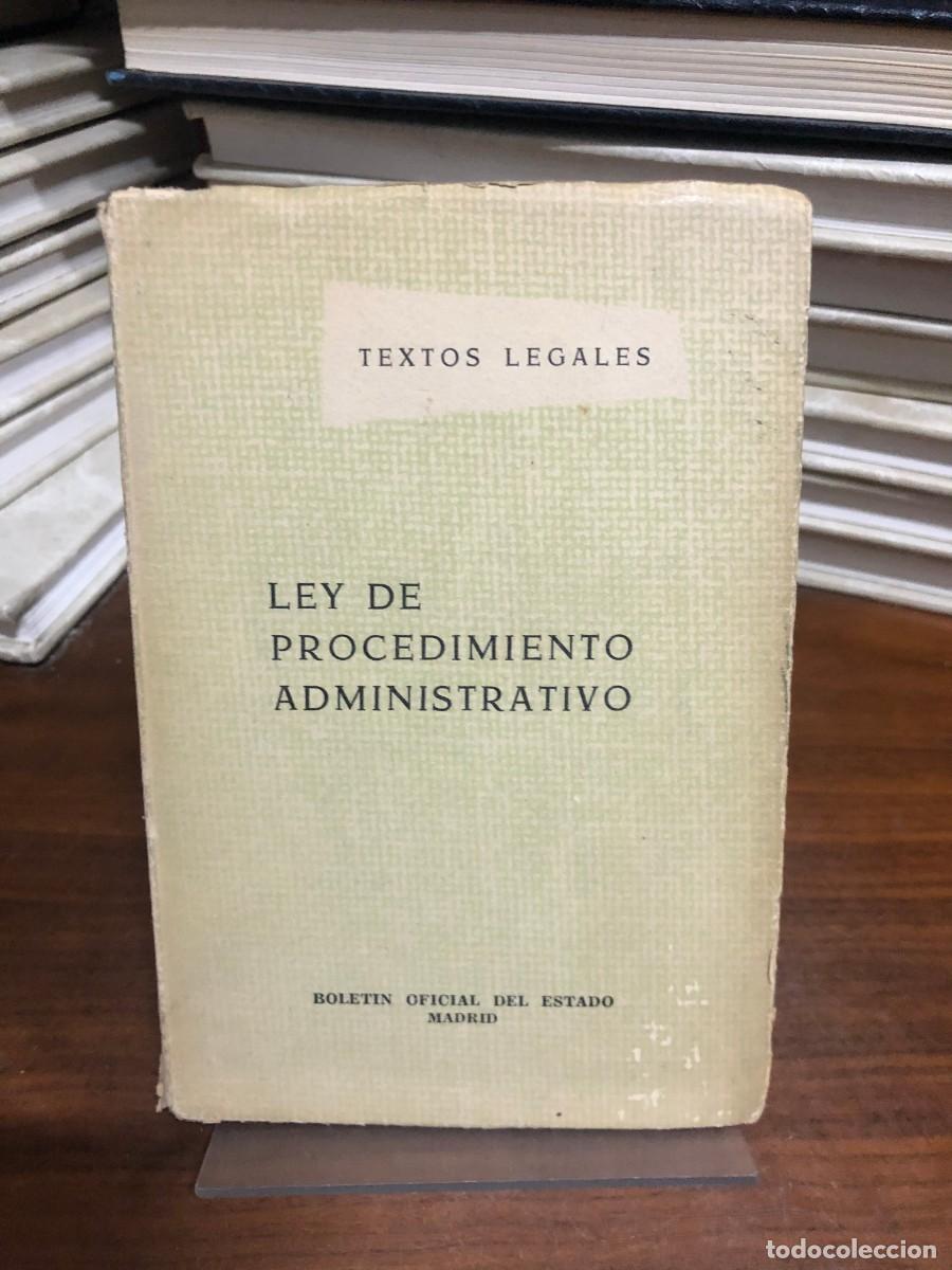 Libros: Ley de Procedimiento Administrativo Bolet&iacute;n Oficial del Estado (BOE)