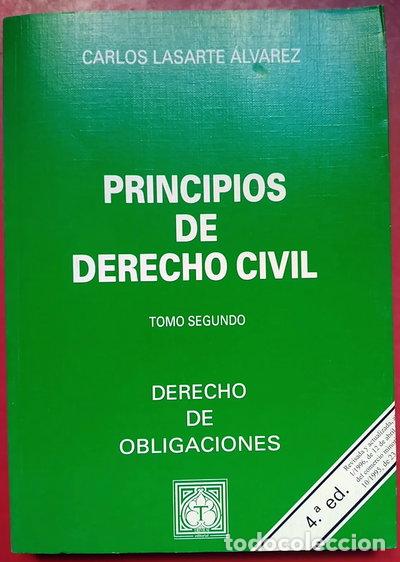 Libros: Principios de Derecho Civil. Tomo Segundo. Derecho de Obligaciones- 9788478557844