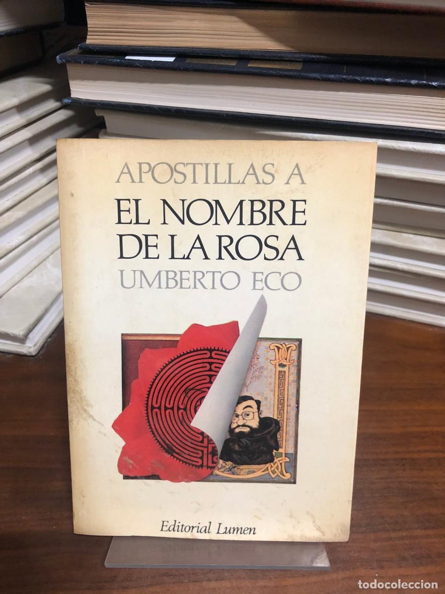 Livros em segunda m&atilde;o: Apostillas a El nombre de la rosa Umberto Eco