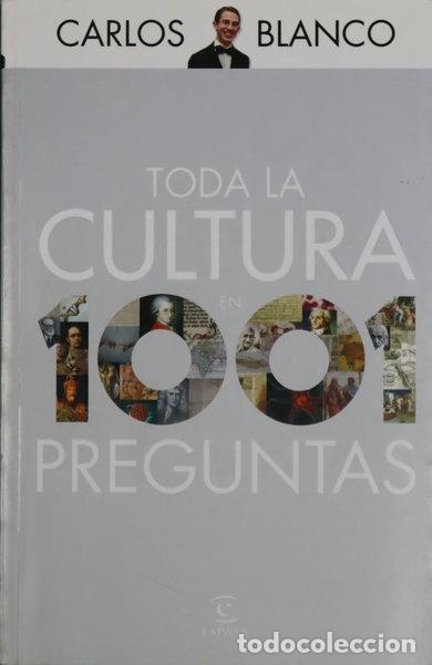 Libros: Toda la cultura en 1001 preguntas- 9788467030686
