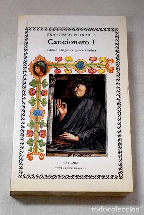 Libros: Cancionero, Tomo I: Petrarca, Francesco.- Petrarca, Francesco