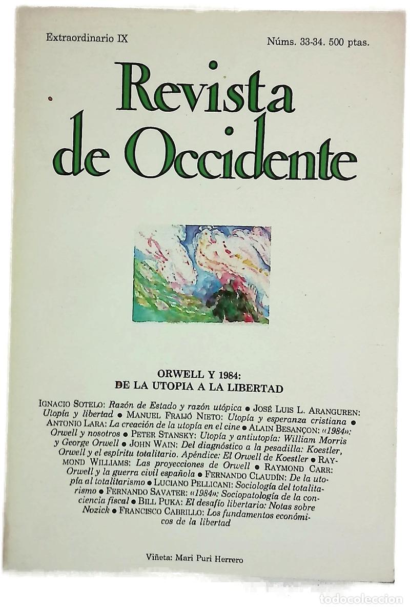 Libros: Revista de occidente - Segura Covars&iacute;, Enrique; Ortega y Gasset, Jos&eacute;