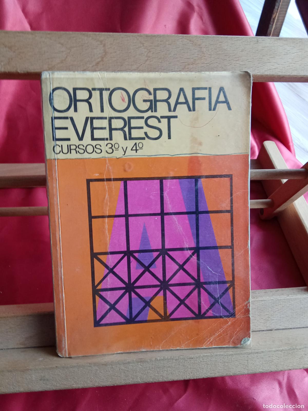Libros: Ortograf&iacute;a Everest. Cursos 3&ordm; y 4&ordm; L.4898-2655