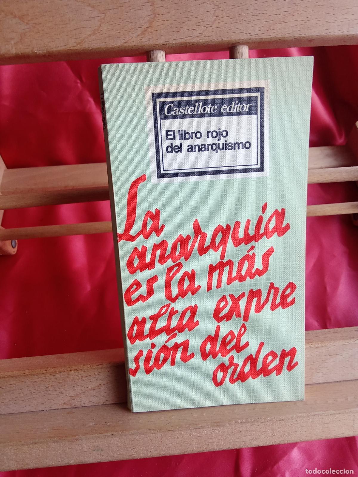 Libros: El libro rojo del anarquismo L.4898-2674
