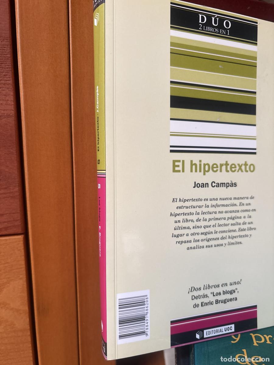 Libros: El hipertexto y Los blogs - Enric Bruguera Joan Camp&agrave;s TDK236