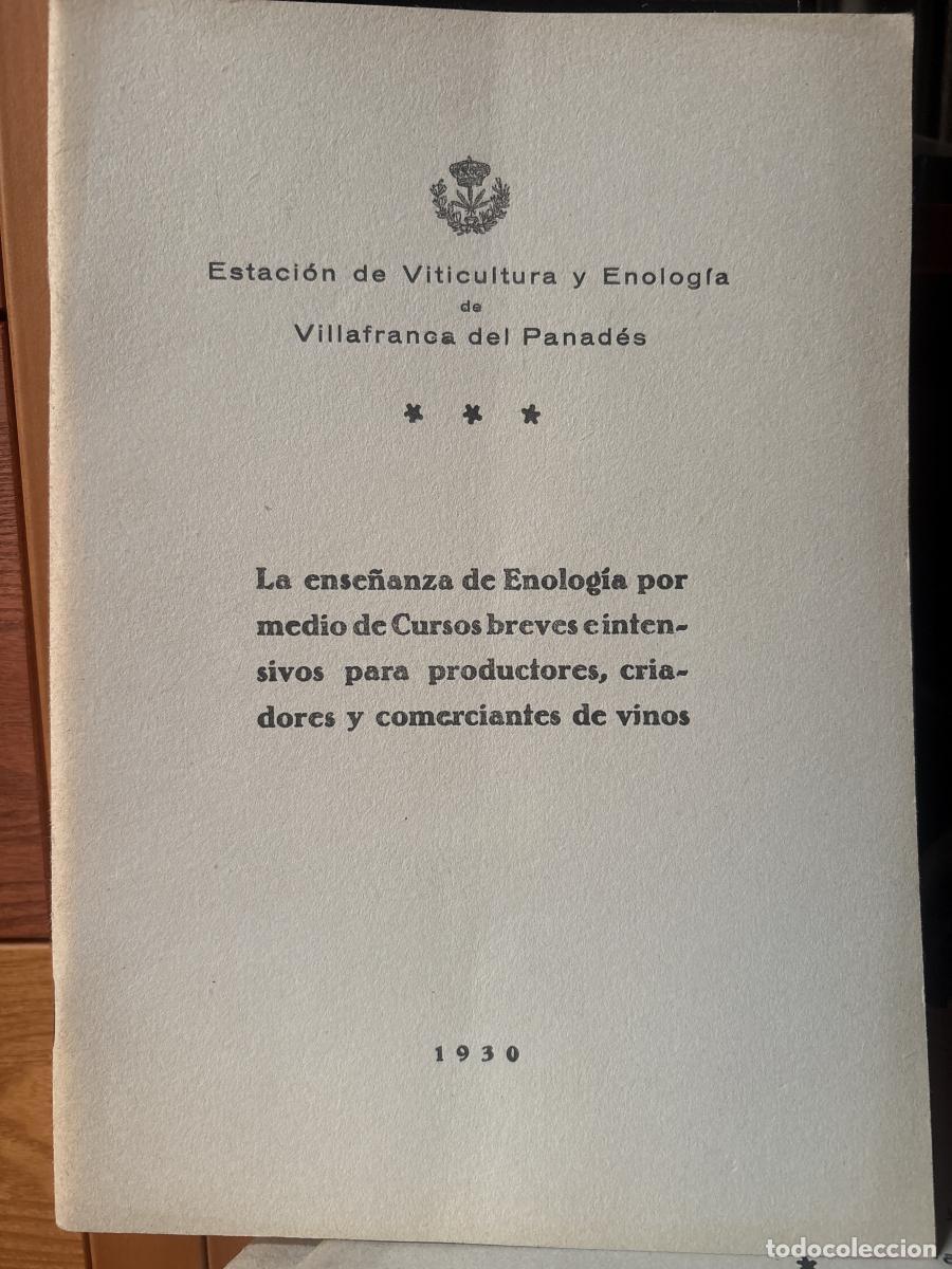 Libros: LA ENSE&Ntilde;ANZA DE LA ENOLOGIA POR MEDIO DE CURSOS BREVES E INTENSIVOS PARA PRODUCTORES, CRIADORESY COM