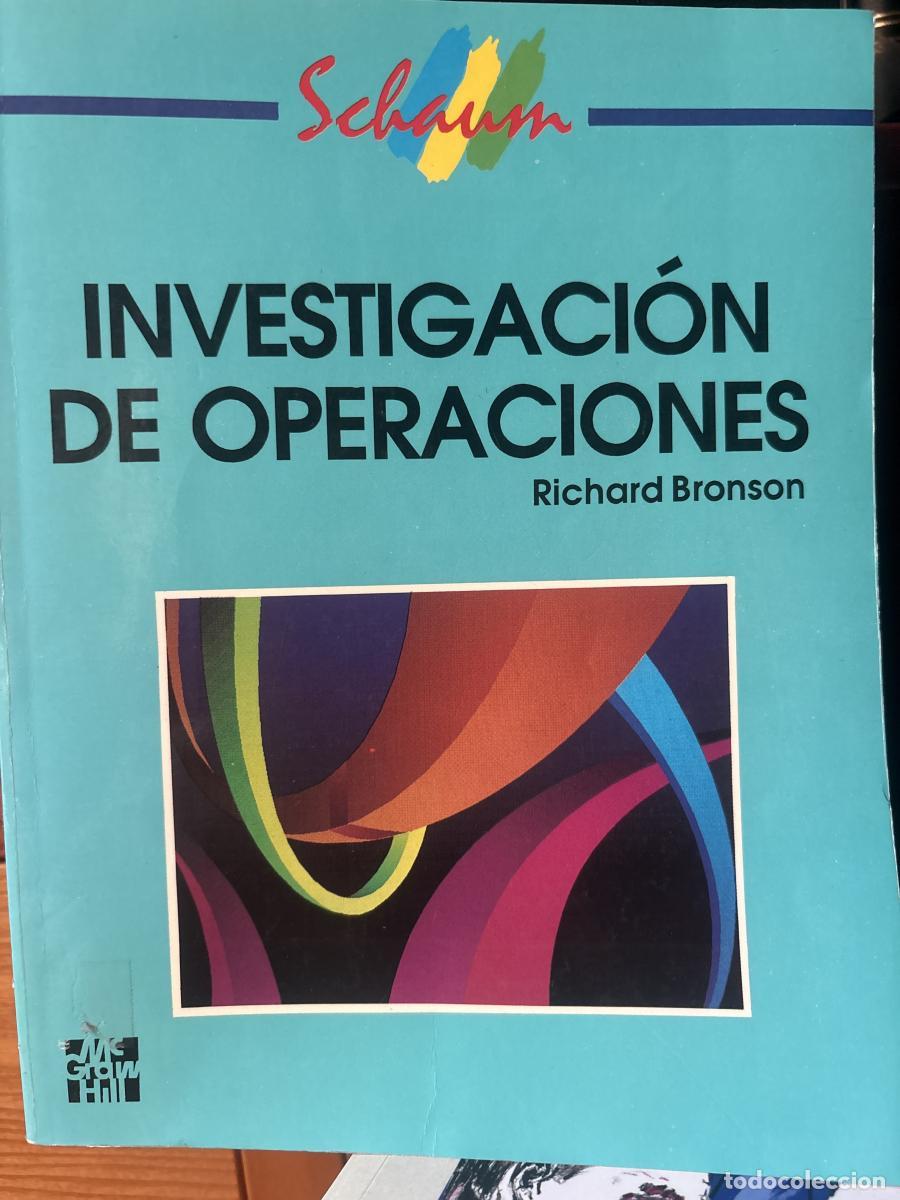 B&uuml;cher: INVESTIGACION DE OPERACIONES - BRONSON TDK378