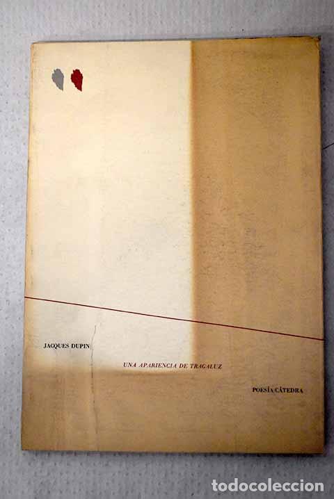 books: Una apariencia de tragaluz.- Dupin, Jacques