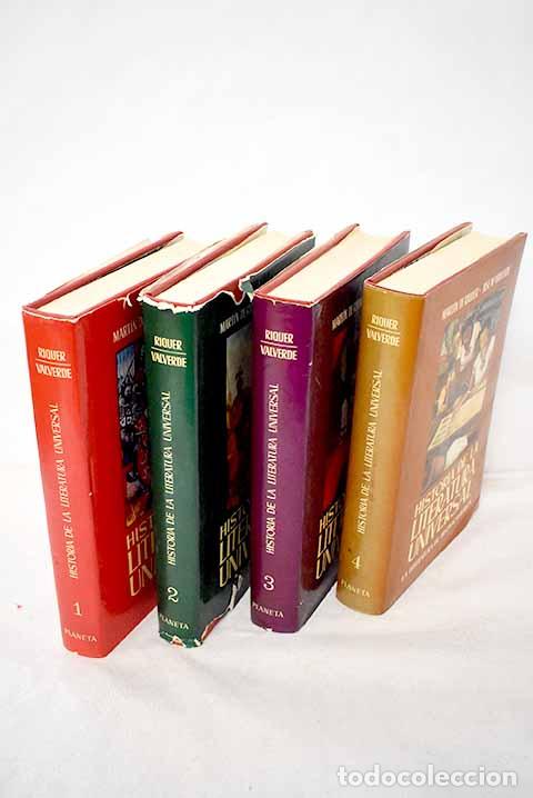 Libros: Historia de la literatura universal.- Riquer, Mart&iacute;n de
