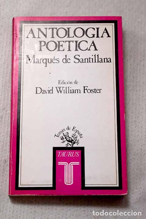 Libri di seconda mano: Poes&iacute;a (selecci&oacute;n): Santillana, &Iacute;&ntilde;igo L&oacute;pez de Mendoza.- Santillana, &Iacute;&ntilde;igo L&oacute;pez de Mendoza