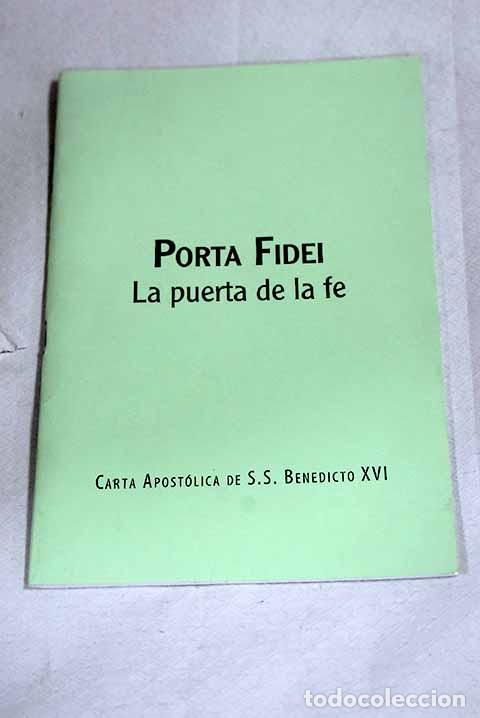 Libros: Porta fidei: La puerta de la fe