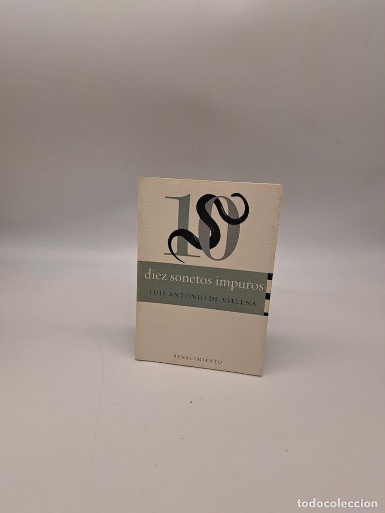 Libros: DE VILLENA, Luis Antonio - Diez sonetos impuros.