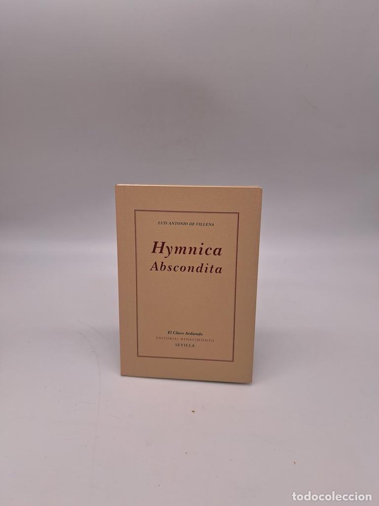 books: DE VILLENA, Luis Antonio - Hymnica Abscondita.