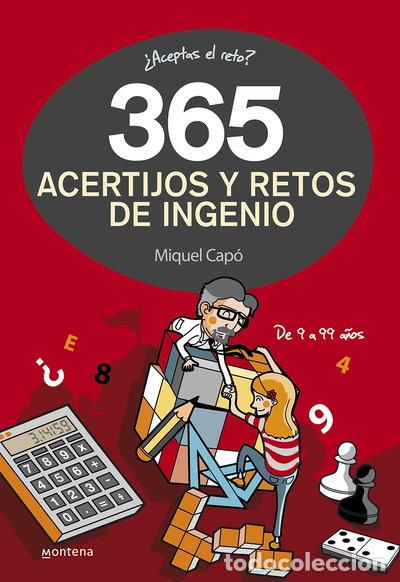 Libros: 365 Acertijos y Retos de Ingenio- 9788490432945