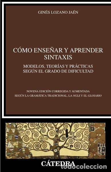 books: C&oacute;mo ense&ntilde;ar y aprender sintaxis- 9788437641560