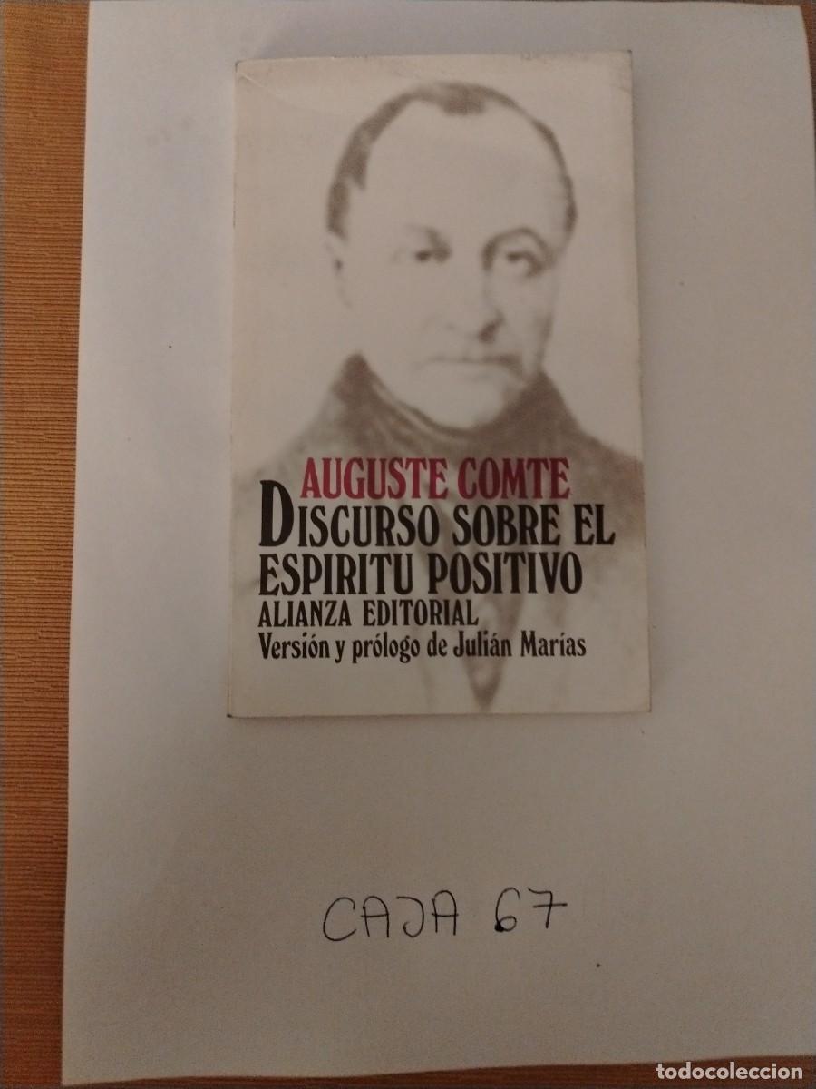 Libros: Libro auguste comte, discurso sobre el esp&iacute;ritu positivo