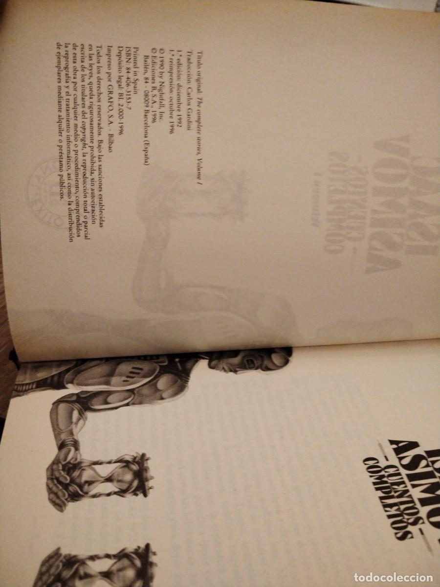 Libros: Cuentos completos -1 isaac asimov - Foto 5