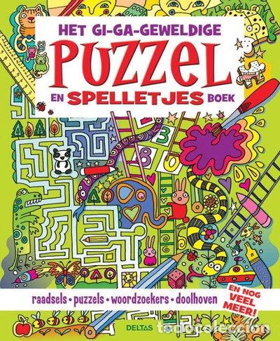B&uuml;cher: Het gi-ga-geweldige puzzel- en spelletjesboek- 9789044755015