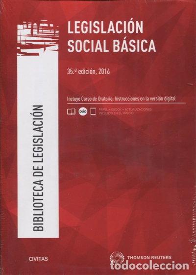 Libri di seconda mano: Legislaci&oacute;n Social B&aacute;sica- 9788491357704
