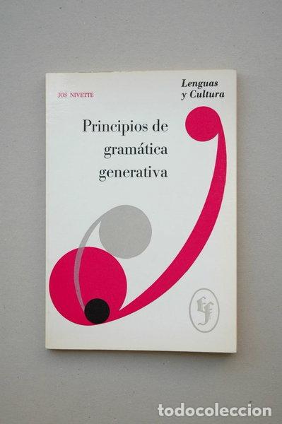 Livres: Principios de gram&aacute;tica generativa- 9788470740077