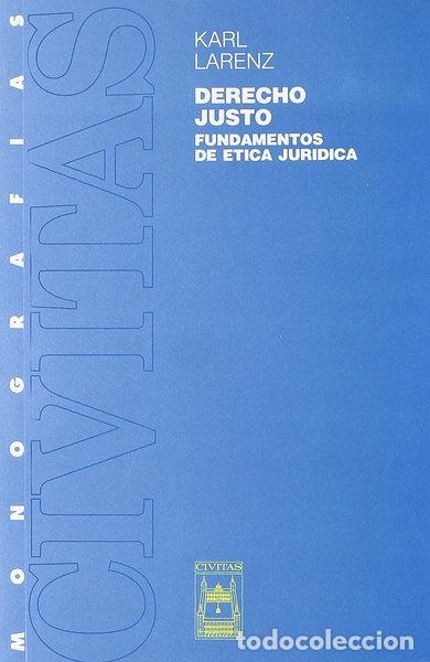 Livres: Derecho justo. Fundamentos de &eacute;tica jur&iacute;dica- 9788473983648
