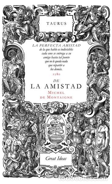 Libros: De la amistad- 9788430616572