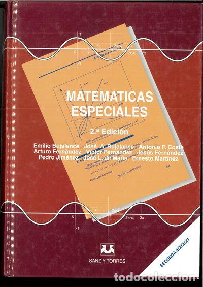 Libros: Matem&aacute;ticas especiales- 9788488667274