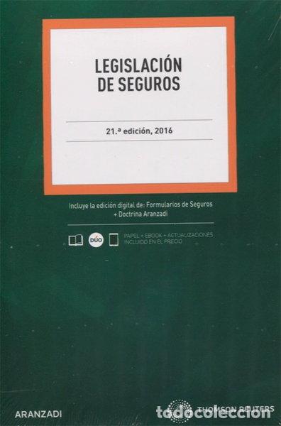 Libros: Legislaci&oacute;n de seguros- 9788490994191