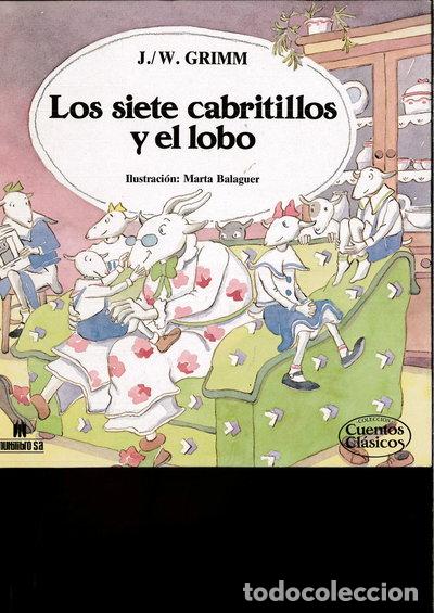 Libros: Los siete cabritillos y el lobo- 9788477123736