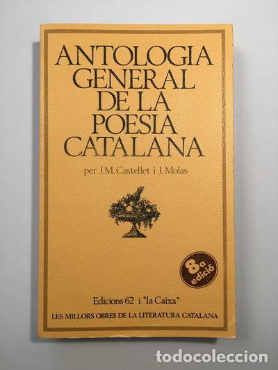 Libros: Antologia general de la poesia catalana- 9788429715255