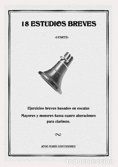 Libros: 18 estudios breves para clarinete. I parte- 9798662963108