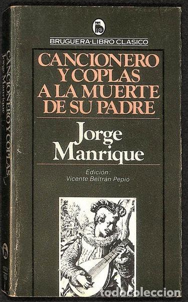 Libros: Cancionero y coplas a la muerte de su padre- 9788402080240