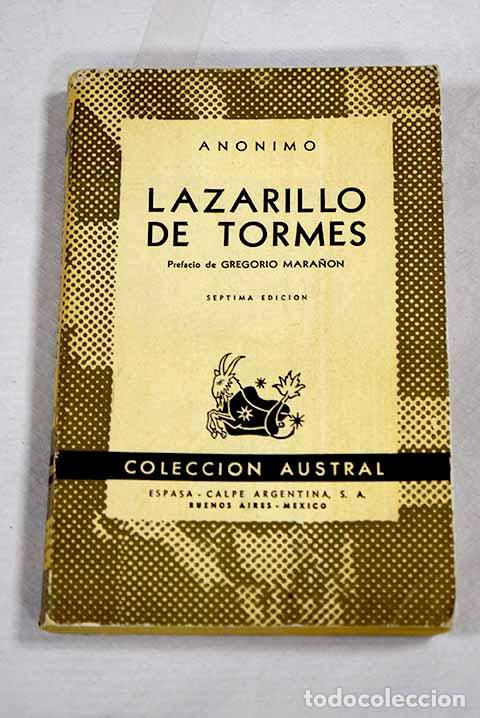 Libros: Lazarillo de Tormes: