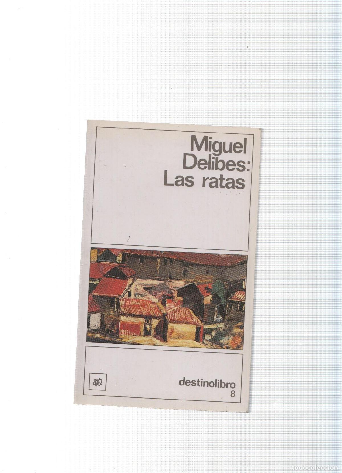 Livros em segunda m&atilde;o: coleccion destinolibro numero 8: Las ratas - Miguel Delibes