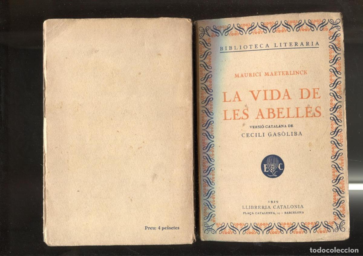 Libros: Biblioteca Literaria: La vida de les abelles - Maurici Maeterlinck