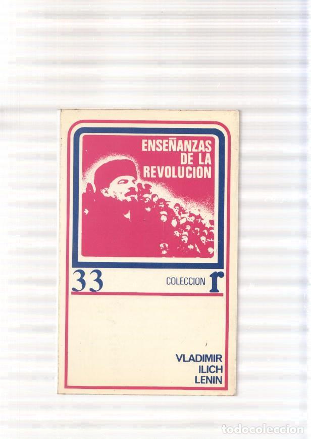 Livres: Ense&ntilde;anzas de la revolucion - V.I. Lenin