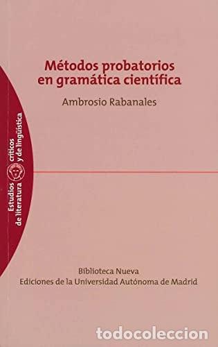 Libri di seconda mano: METODOS PROBATORIOS EN GRAMATICA CIE - Ambrosio Rabanales
