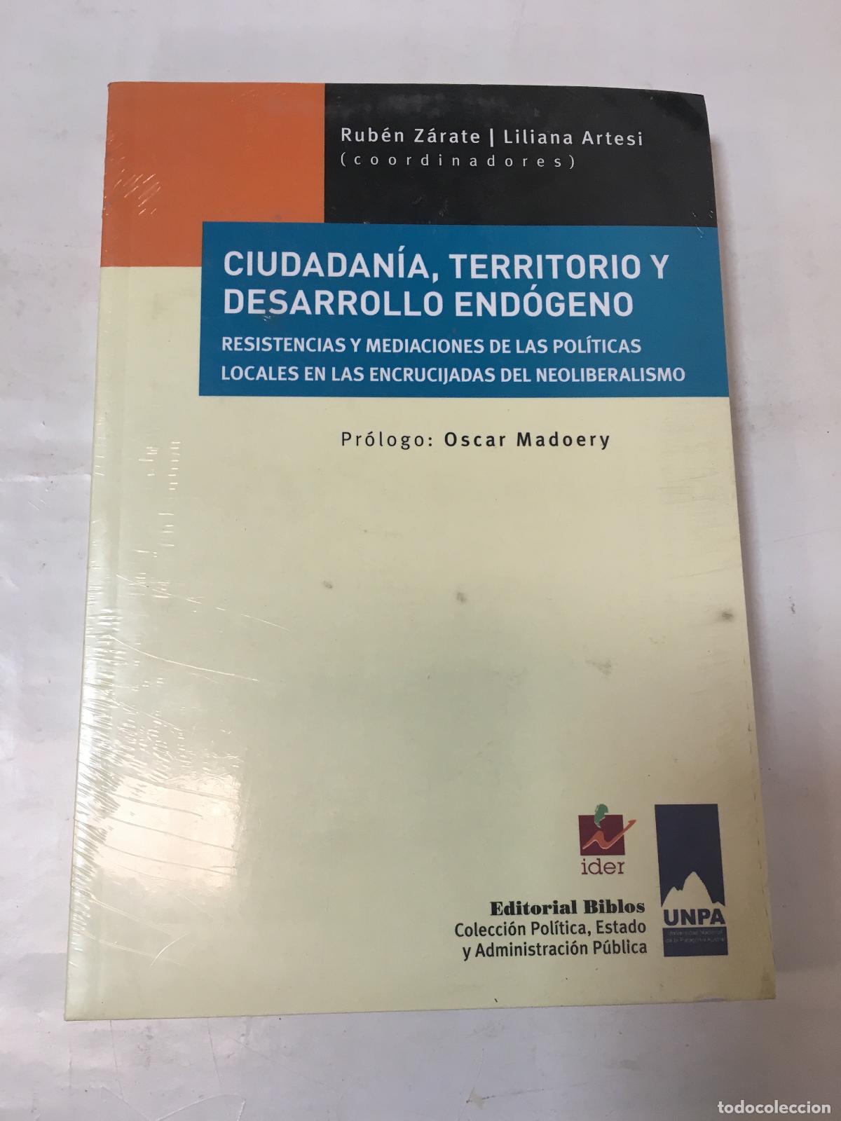Livres: CIUDADANIA , TERRITORIO Y DESARROLLO ENDOGENO - AUTORES VARIOS