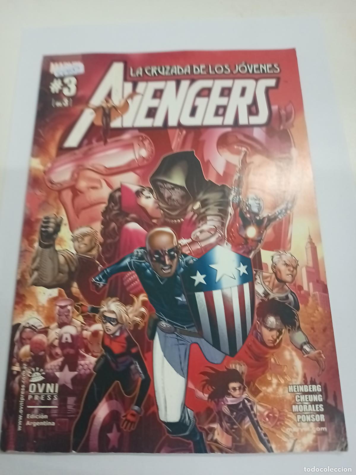 Livros em segunda m&atilde;o: LA CRUZADA DE LOS JOVENES AVENGERS 3 DE 3 - MARVEL COMICS
