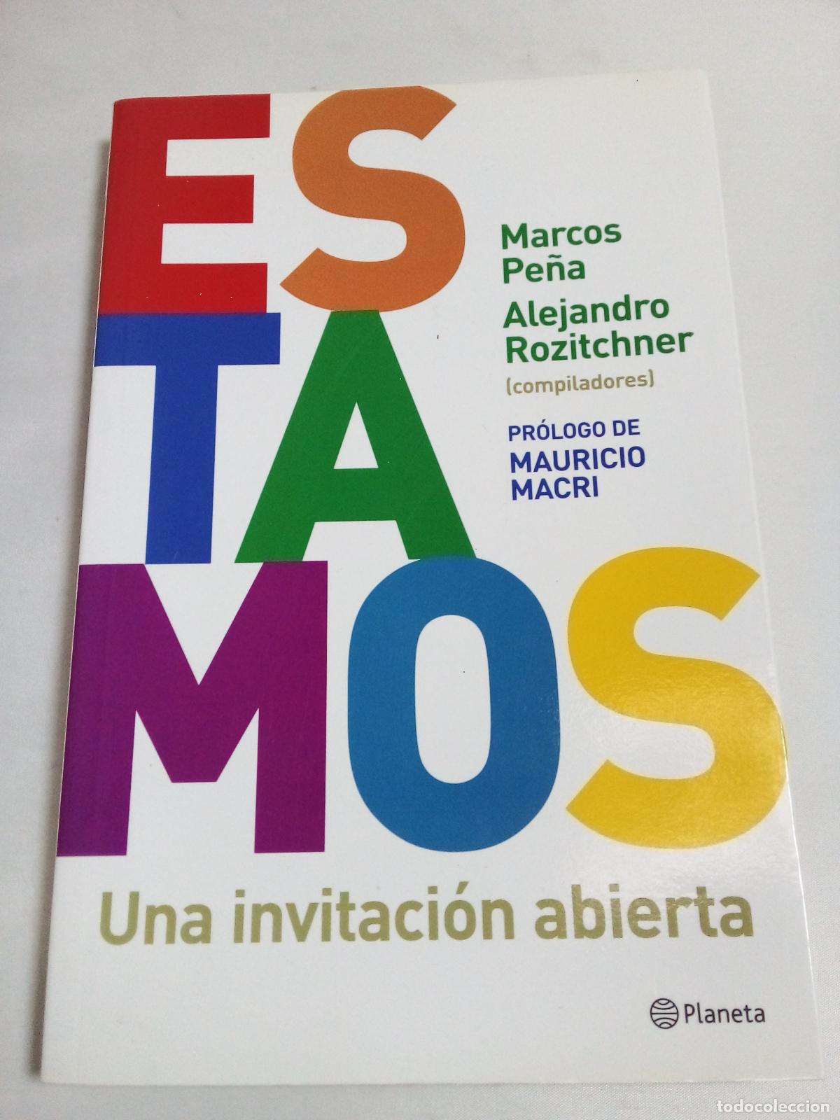 books: ESTAMOS UNA INVITACION ABIERTA - MARCOS PE&Ntilde;A