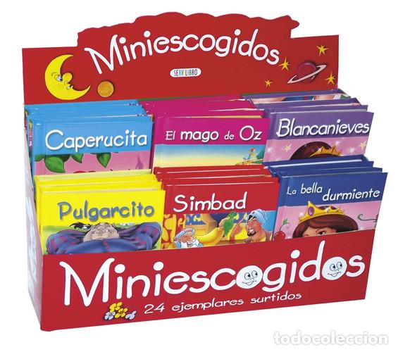 Livros em segunda m&atilde;o: PRIMERA BIBLIOTECA CLASICOS MINIESCOGIDOS CAJA X 24 UNIDADES IMPRENTA MAYUSCULA ROJO - LIBROS INFANT