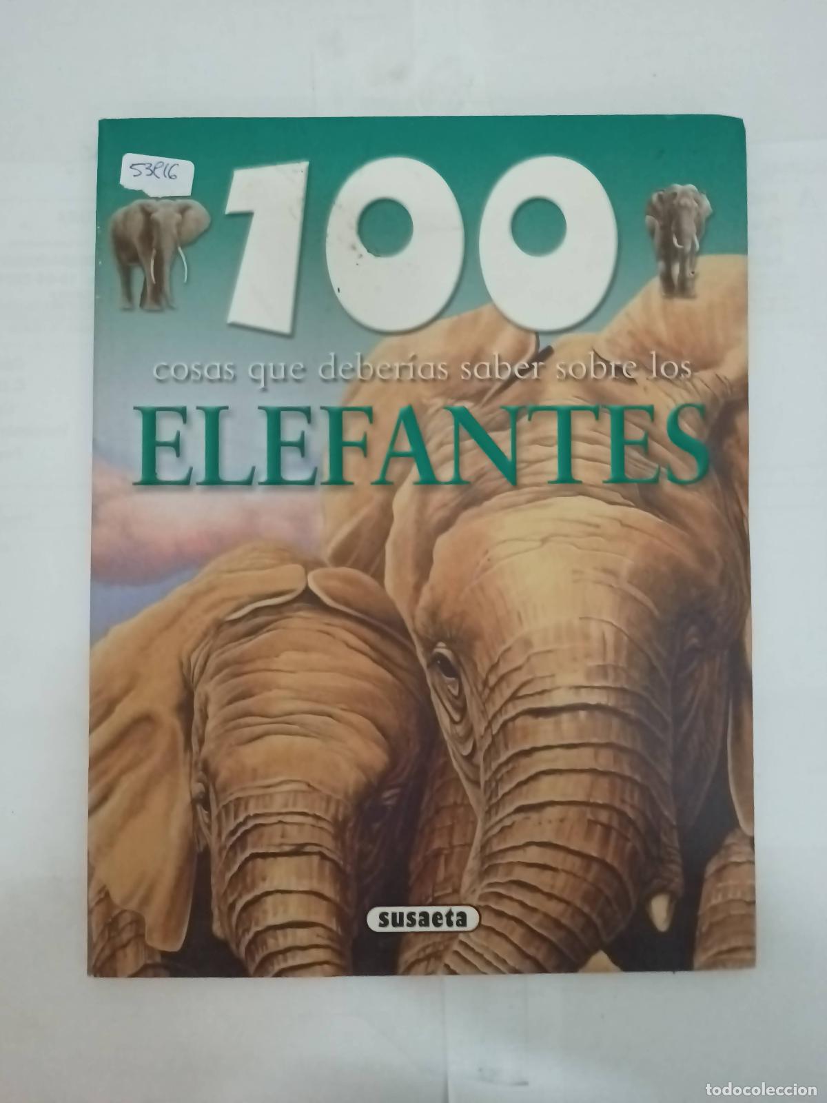Libri di seconda mano: 100 COSAS QUE DEBER&Iacute;AS SABER SOBRE ELEFANTES - ANIMALES
