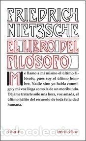B&uuml;cher: LIBRO DEL FIL&Oacute;SOFO, EL - Friedrich Nietzsche