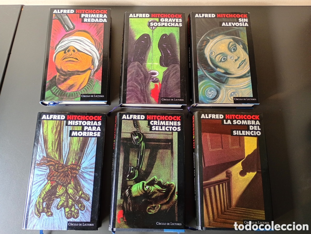 Libros: Lote de 6 libros de Alfred Hitchcock