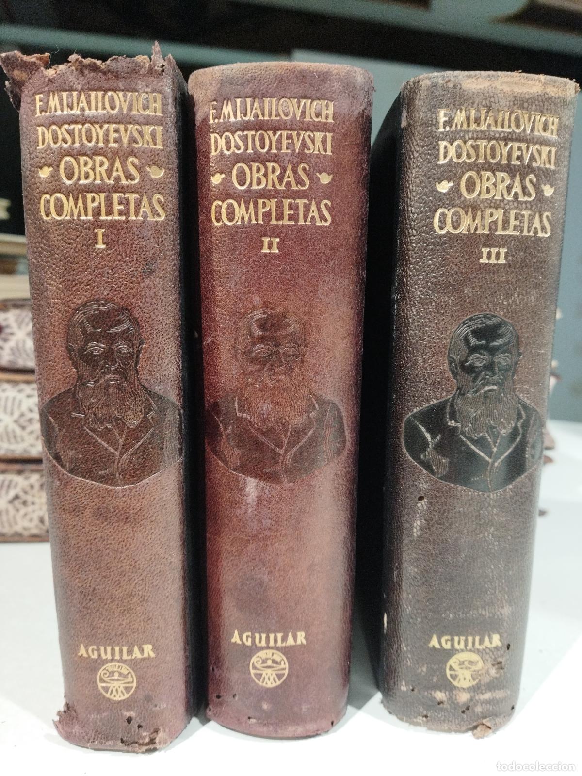 Libri di seconda mano: OBRAS COMPLETAS (3 vol.) - DOSTOYEVSKI (DOSTOIEVSKI, DOSTOIEVSKI), FEDOR (FIODOR, TEODORO) MIJAILO